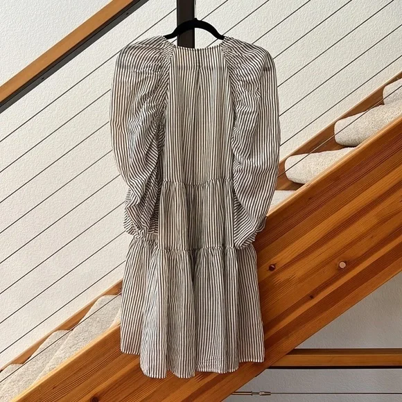 Frame High Low Striped Dress Sz S - Picture 2 of 11